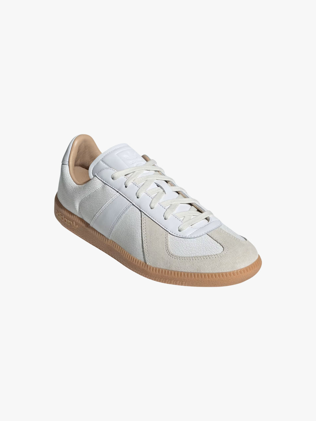 White Crackle Army Shoe