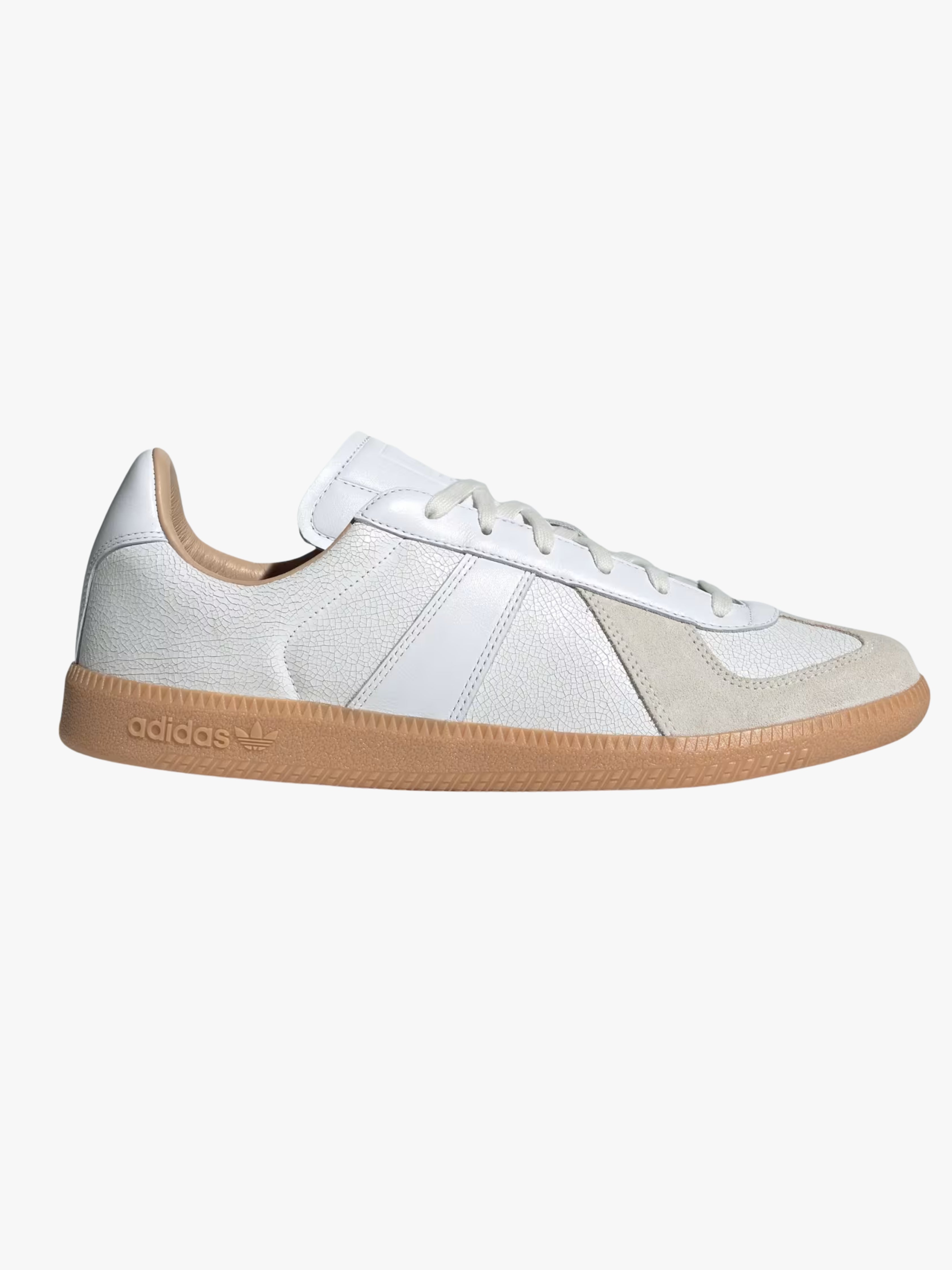 White Crackle Army Shoe