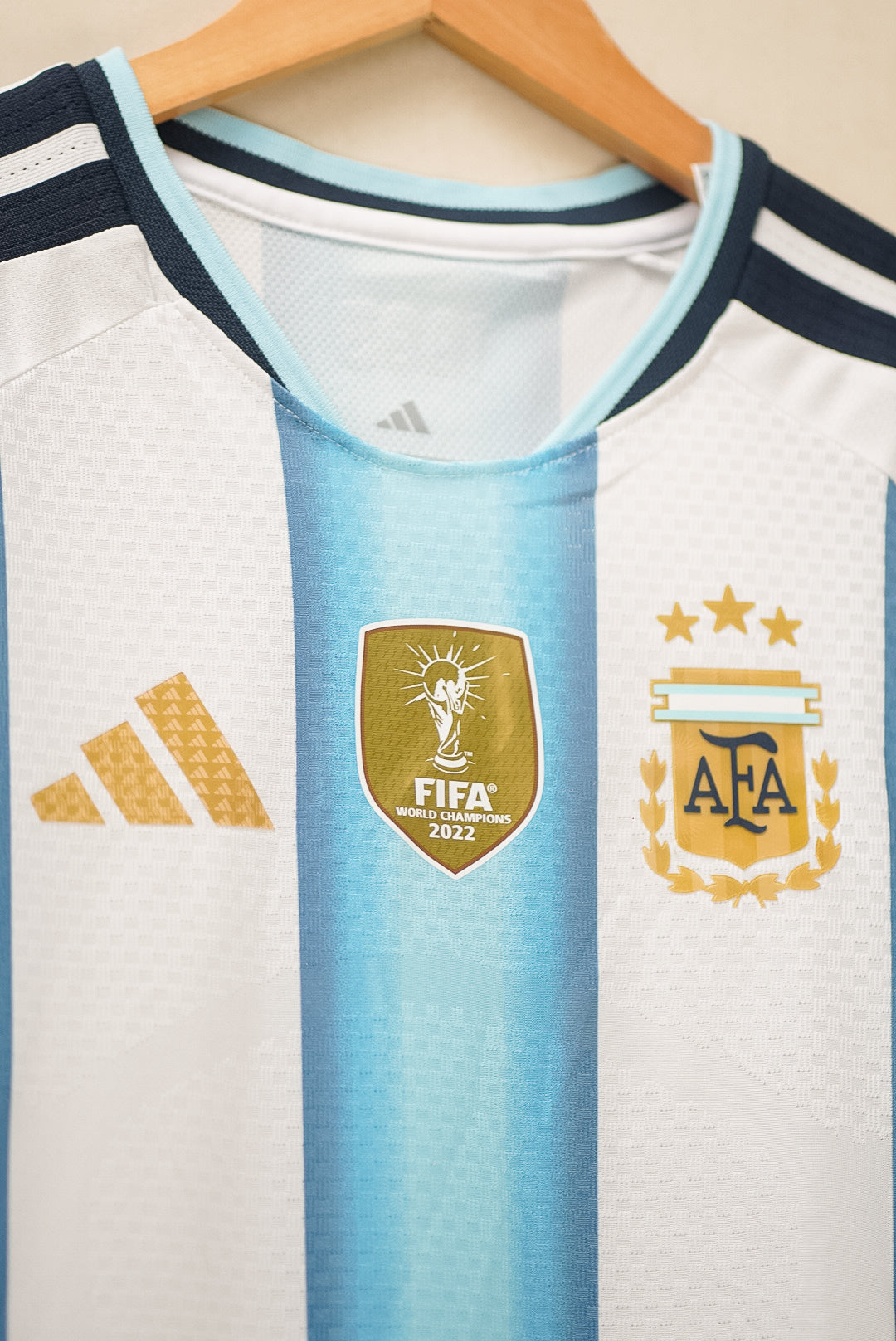 Argentina Home Jersey — World Champions Player Edition