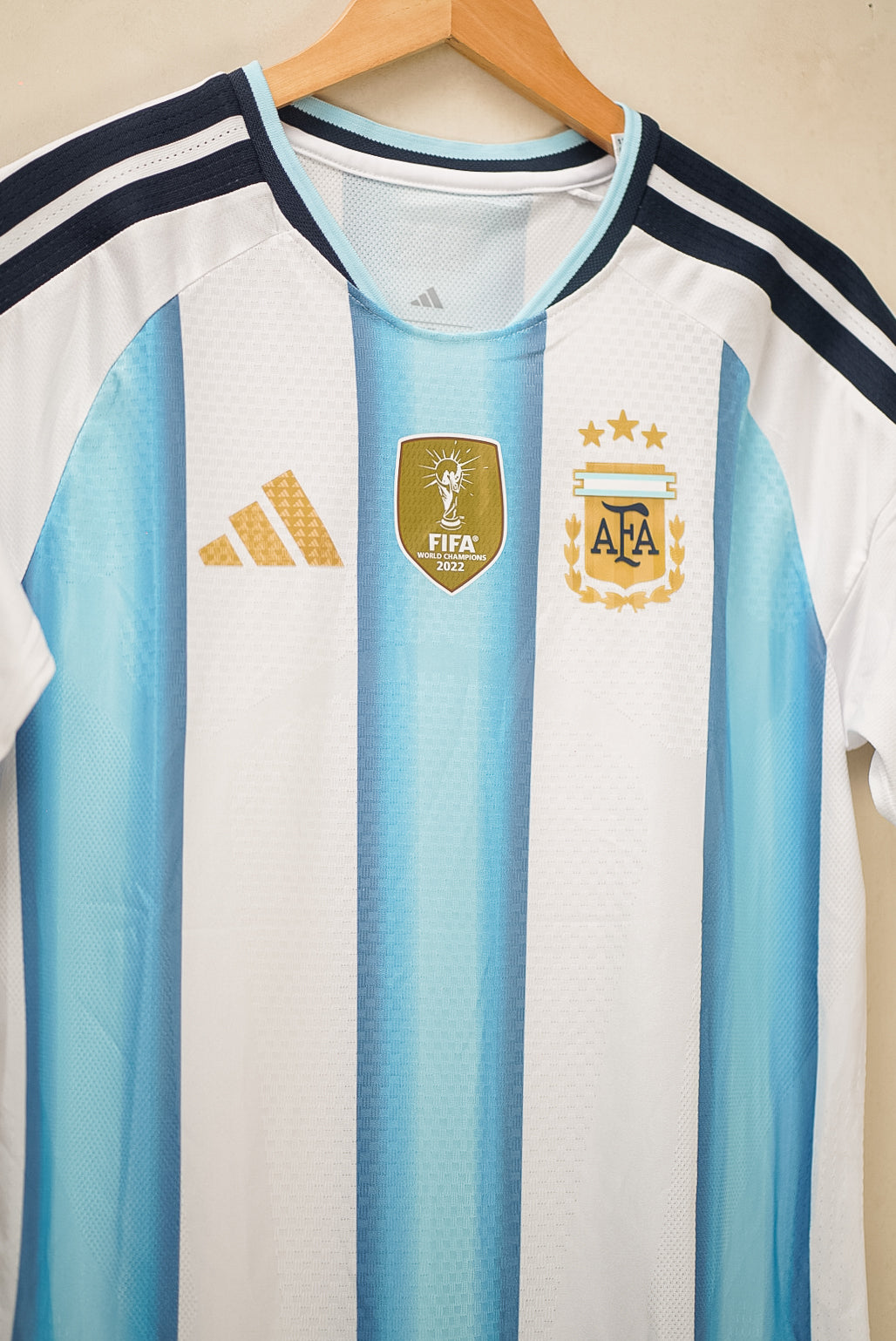 Argentina Home Jersey — World Champions Player Edition
